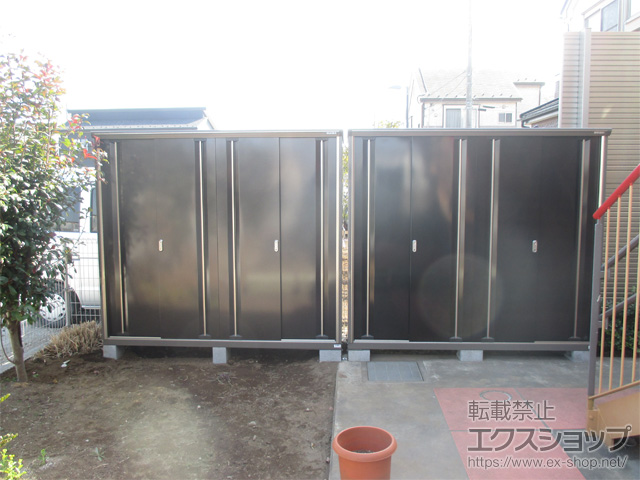 千葉県船橋市のの物置・屋外倉庫 ナイソーシスター　2160×720×1903 KMW-217E-CB 施工例