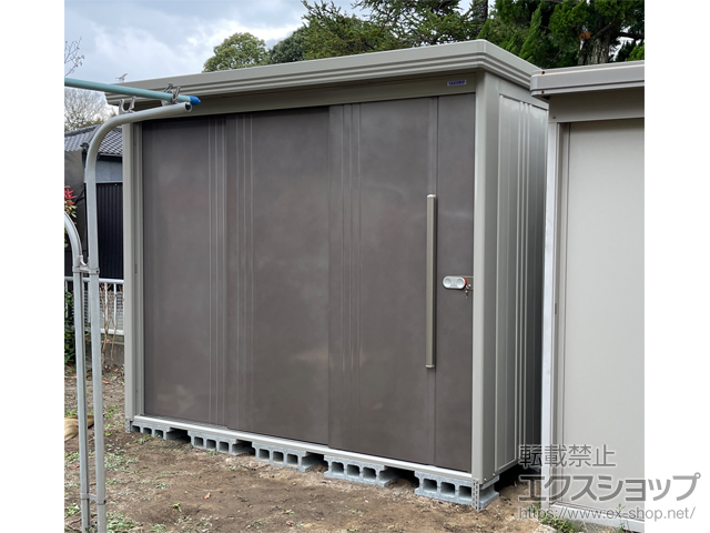 福岡県糟屋郡須惠町のの物置・屋外倉庫 Mr.ストックマンダンディ 一般型 2532×1590×2110 ND-2515-B 施工例