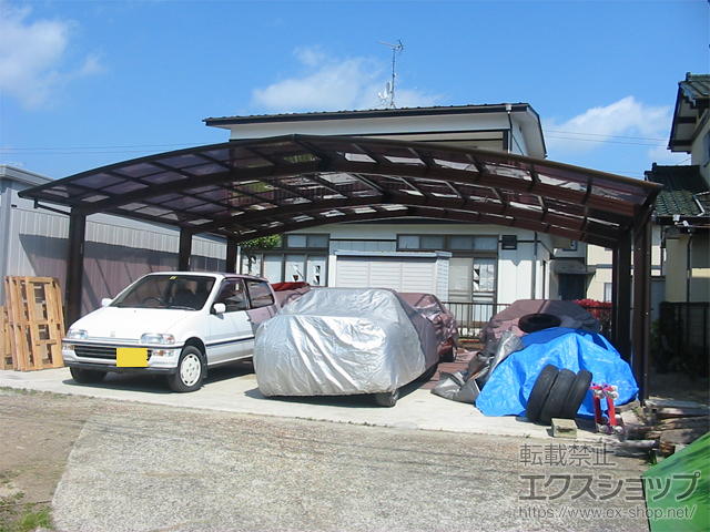 宮城県仙台市ののカーポート レイナトリプルポートグラン 延長　積雪〜20cm対応 施工例