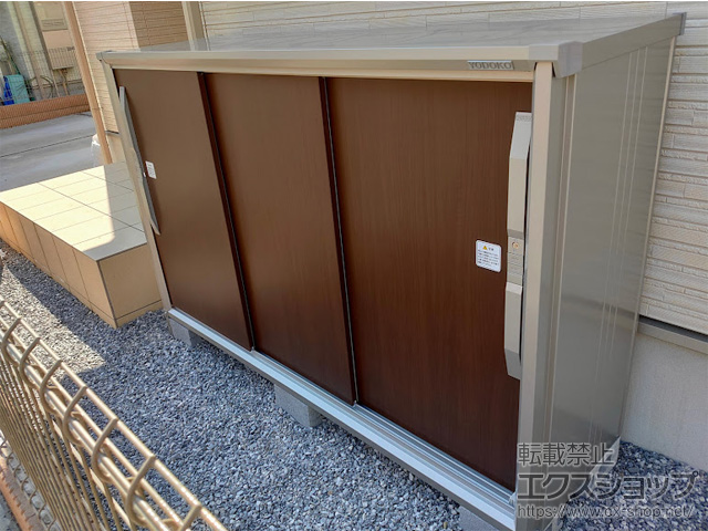 埼玉県鴻巣市のの物置・屋外倉庫 エスモ 一般型 1800×537×1114 ESF-1805Y-WC 施工例