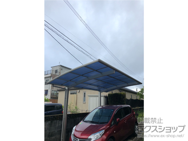 宮崎県日南市ののカーポート プレシオスポート 積雪〜20cm対応 施工例