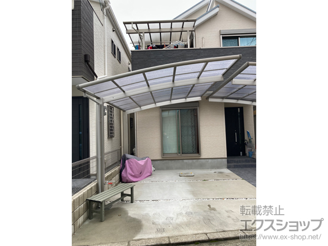 兵庫県尼崎市ののカーポート 【1】レイナポートグラン　積雪〜20cm対応 施工例
