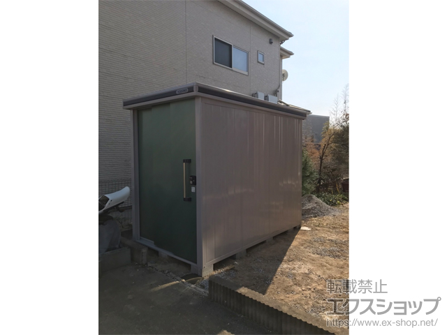 福岡県太宰府市のの物置・屋外倉庫 エルモ 一般型 1520×2570×2116 LMD-1525-EG 施工例