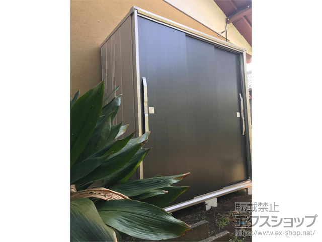 東京都練馬区のの物置・屋外倉庫 エスモ 一般型 1800×924×1913 ESF-1809A-WE 施工例