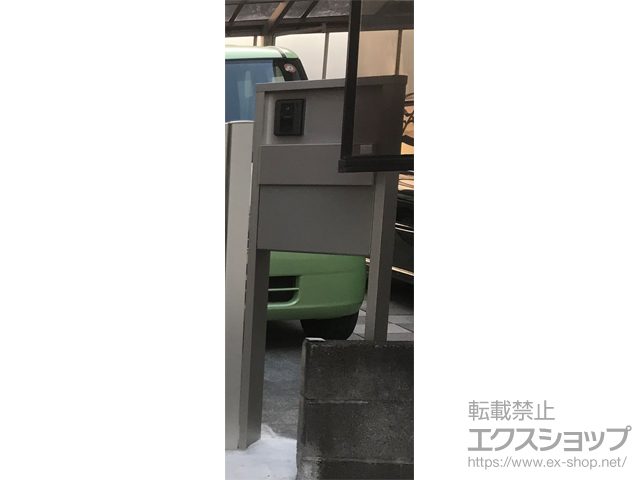 静岡県沼津市のの機能門柱・ポスト ルシアスポストユニット HD02型 施工例