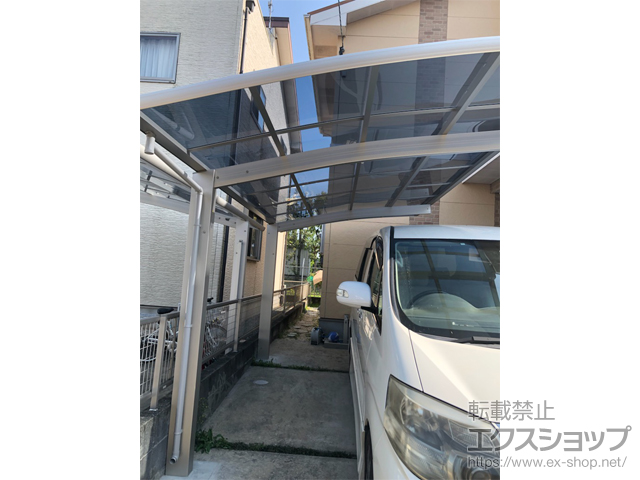 佐賀県佐賀市ののカーポート プレシオスポート 積雪〜20cm対応 施工例
