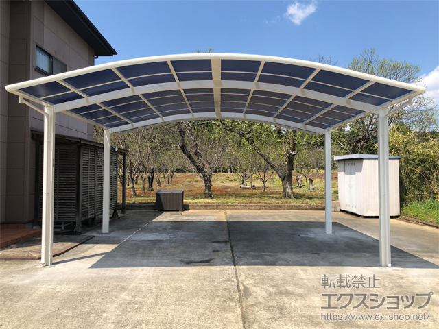 茨城県石岡市ののカーポート レイナツインポートグラン　積雪〜20cm対応 施工例