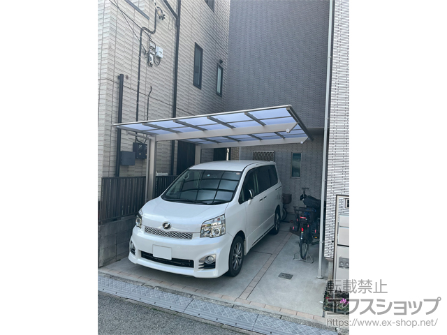 埼玉県さいたま市ののカーポート ソリッドポート 積雪〜20cm対応 施工例