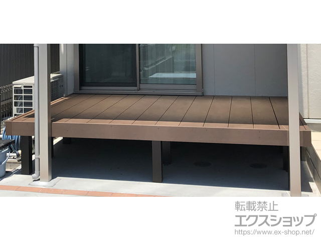 愛知県春日井市ののウッドデッキ マージウッドデッキ 施工例