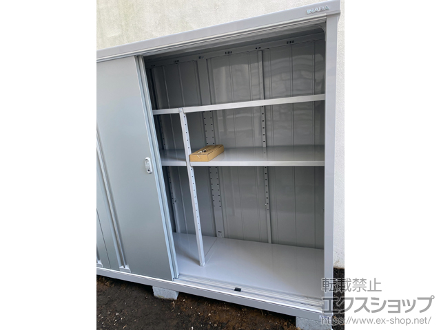 東京都大田区のの物置・屋外倉庫 シンプリー 一般型 2160×615×1603（MJX-216D-P） MJX-216D-P-PS 施工例