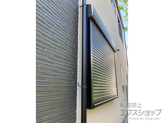 静岡県島田市のの窓シャッター リフォームシャッター 電動式 標準タイプ 施工例