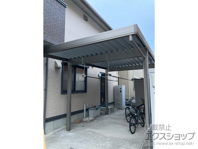 滋賀県彦根市ののカーポート カーポートST 積雪100cm対応 4本角柱 施工例