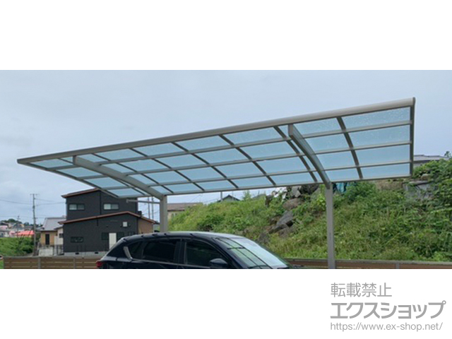 長崎県諫早市ののカーポート レイナポートグラン　積雪〜20cm対応 施工例