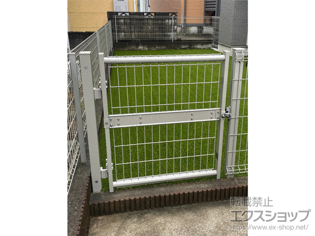 千葉県習志野市のの門扉 ハイグリッド門扉N8型 片開き　柱使用 施工例