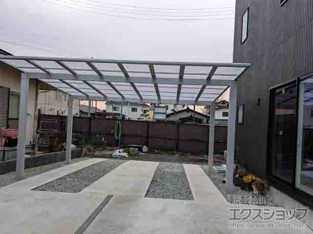 宮城県仙台市ののカーポート エフルージュ ツイン FIRST 積雪〜20cm対応 施工例