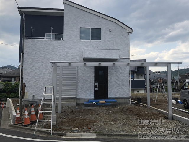 東京都八王子市ののカーポート エフルージュ ツイン FIRST 積雪〜20cm対応 施工例