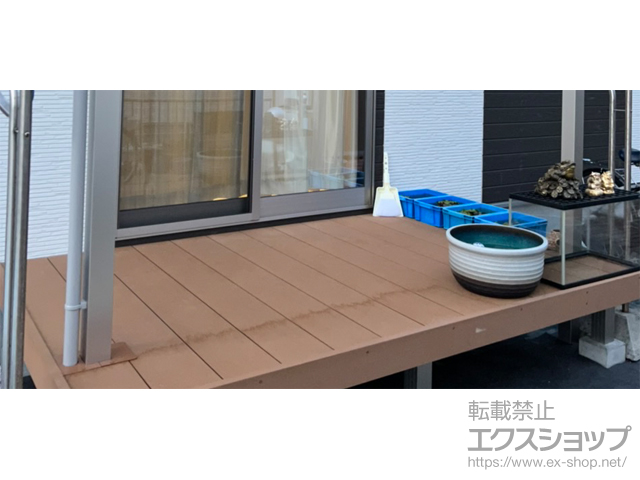 山口県周南市ののウッドデッキ リウッドデッキ 200 施工例