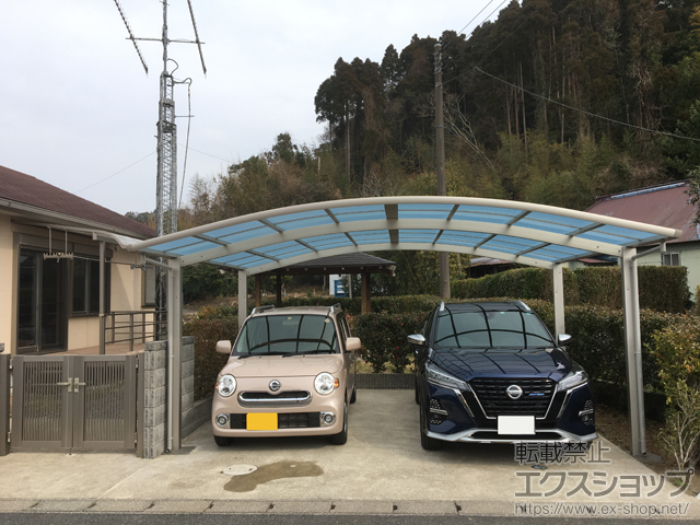 千葉県いすみ市ののカーポート レイナツインポートグラン　積雪〜20cm対応 施工例