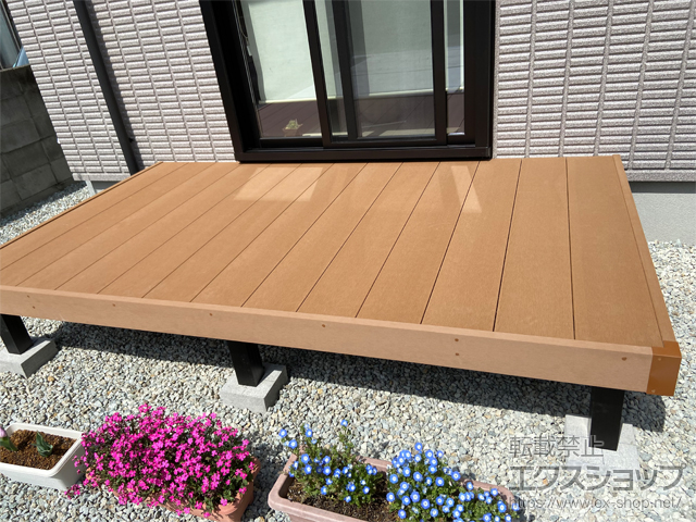 和歌山県海南市ののウッドデッキ マージウッドデッキ 施工例