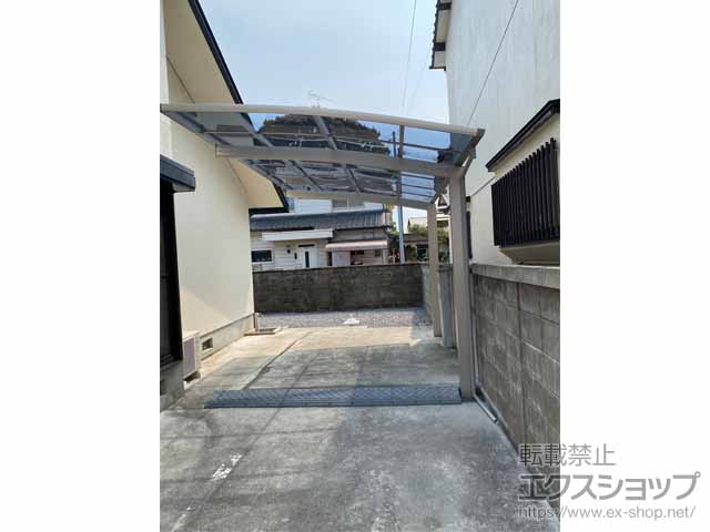大分県中津市ののカーポート プレシオスポート 積雪〜20cm対応 施工例