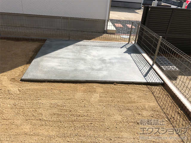 福島県いわき市ののフェンス・柵 ハイグリッドフェンスUF8型 フリーポールタイプ 施工例
