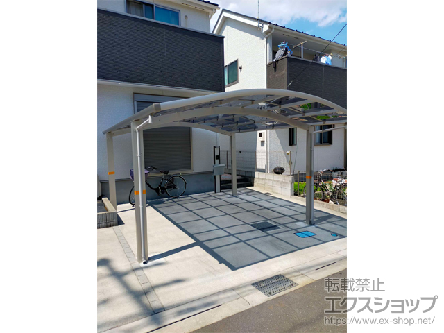 神奈川県厚木市ののカーポート レイナツインポートグラン　積雪〜20cm対応 施工例