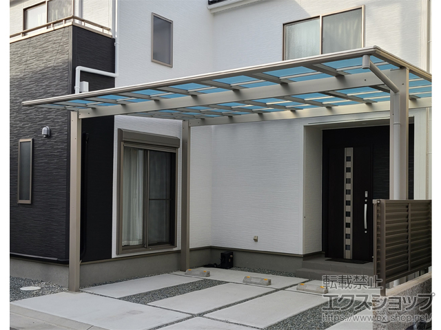 兵庫県加古川市ののカーポート エフルージュ ツイン FIRST 積雪〜20cm対応 施工例