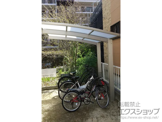 埼玉県春日部市のValue Selectのサイクルポート・自転車置き場 プレシオスポート ミニ 積雪～20cm対応 施工例