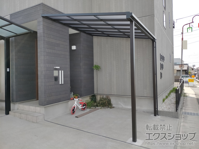 愛知県日進市ののテラス屋根 ソラリア F型 テラスタイプ 単体 積雪〜20cm対応 施工例