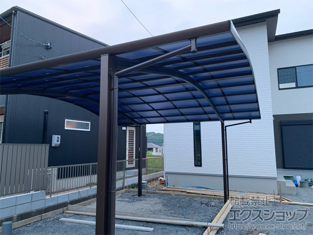 岐阜県瑞浪市ののカーポート レイナツインポートグラン　積雪〜20cm対応 施工例