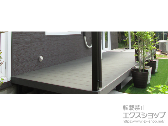 山形県酒田市ののウッドデッキ リウッドデッキ 200 施工例
