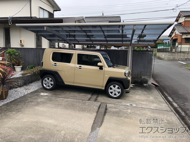 三重県鈴鹿市ののカーポート プレシオスポート 積雪〜20cm対応 施工例