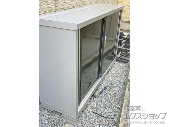 福岡県福岡市のの物置・屋外倉庫 シンプリー 一般型 1740×515×1103 MJX-175B-EB 施工例