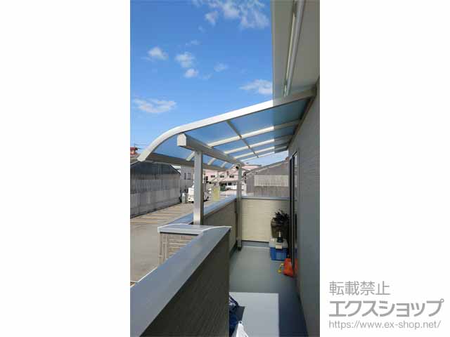 兵庫県姫路市ののバルコニー・ベランダ屋根 ソラリア R型 屋根タイプ 単体 積雪〜20cm対応 施工例