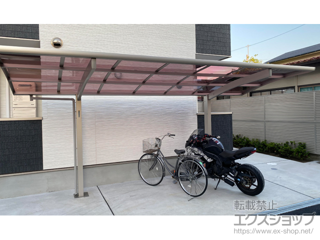 大阪府寝屋川市ののサイクルポート・駐輪場 レイナポートグランミニ 積雪〜20cm対応 施工例