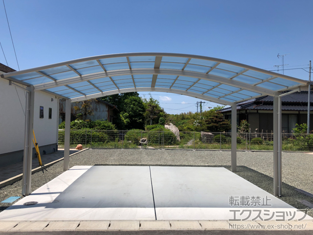 佐賀県佐賀市ののカーポート レイナツインポートグラン　積雪〜20cm対応 施工例
