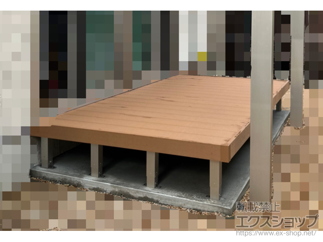三重県桑名市ののウッドデッキ マージウッドデッキ 施工例