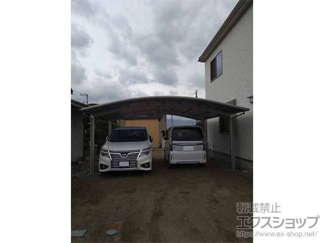 山梨県笛吹市ののカーポート レイナツインポートグラン　積雪〜20cm対応 施工例