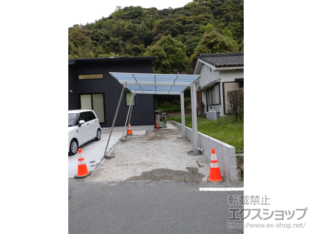 鹿児島県鹿児島市ののカーポート ソリッドポート 積雪〜20cm対応 施工例
