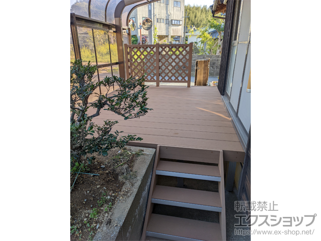 福岡県福岡市ののウッドデッキ リウッドデッキ 200 施工例