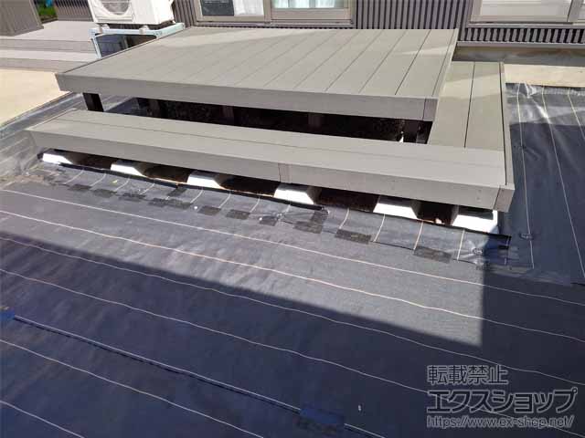 石川県かほく市ののウッドデッキ リウッドデッキ 200 施工例