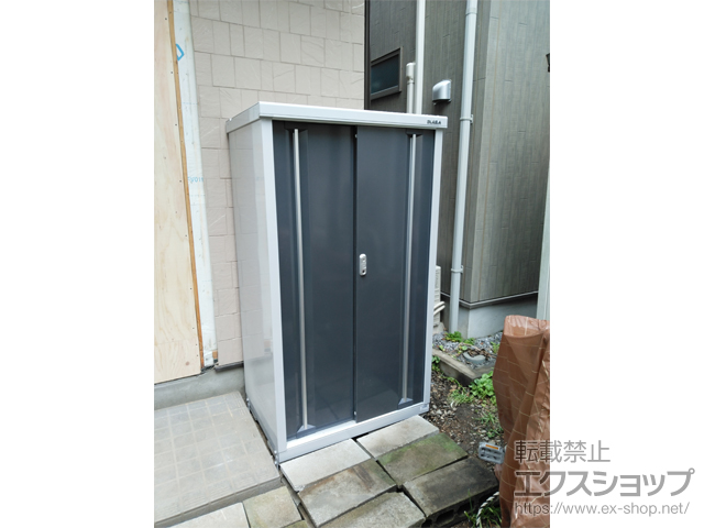 東京都足立区のの物置・屋外倉庫 シンプリー 一般型 900×615×1603 MJX-096　DP-CG 施工例