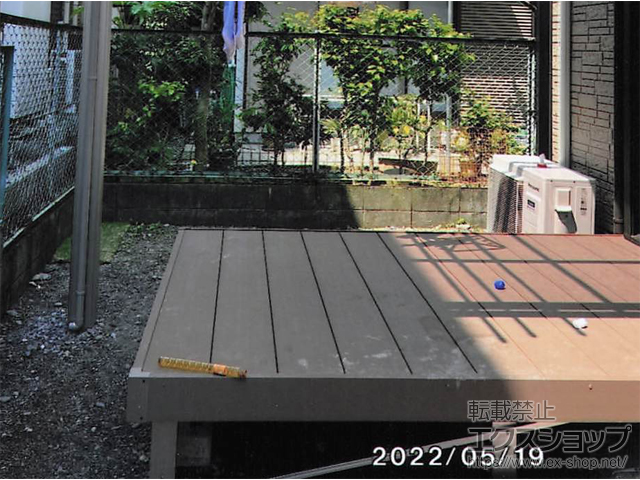 静岡県静岡市ののウッドデッキ リウッドデッキ 200 施工例