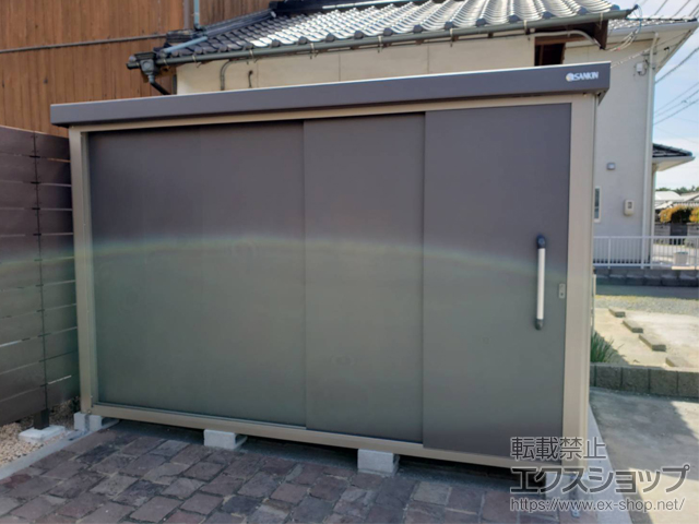山口県光市のの物置・屋外倉庫 エスケーエイト SK8-180 一般型 3000×2000×1940 SK8-180-GK 施工例
