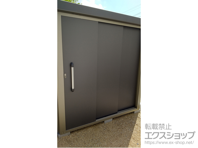 福島県西白河郡矢吹町のの物置・屋外倉庫 エスケーエイト SK8-70 一般型 1800×1200×1940 SK8-70-GK 施工例