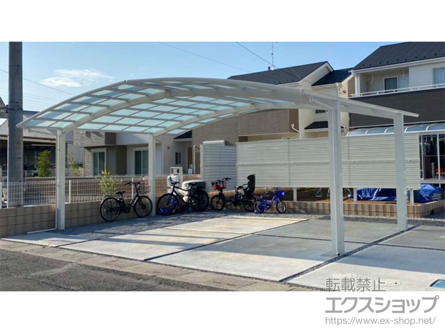 埼玉県幸手市ののカーポート レイナトリプルポートグラン　積雪〜20cm対応 施工例