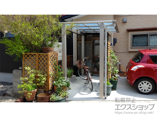 青森県青森市ののサイクルポート・駐輪場 エフルージュ ミニ FIRST150 積雪〜150cm対応 施工例