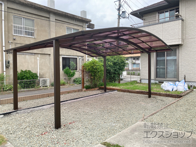 福島県郡山市ののカーポート レイナツインポートグラン　積雪〜20cm対応 施工例