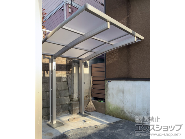 神奈川県横浜市ののサイクルポート・駐輪場 プレシオスポート ミニ 積雪〜20cm対応 施工例