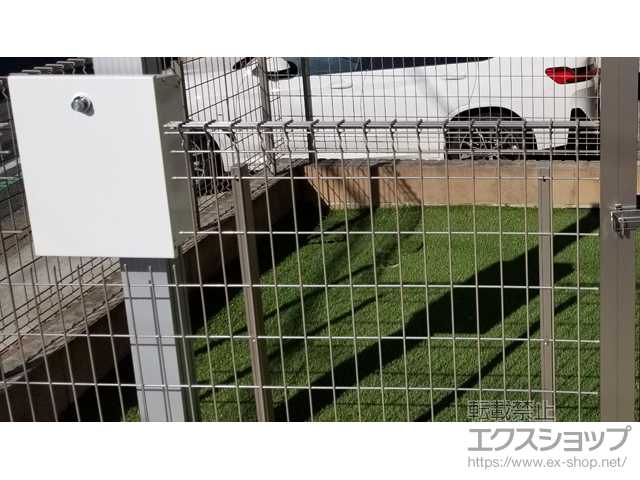 千葉県千葉市ののフェンス・柵 ユメッシュZ型 フリー支柱タイプ 施工例